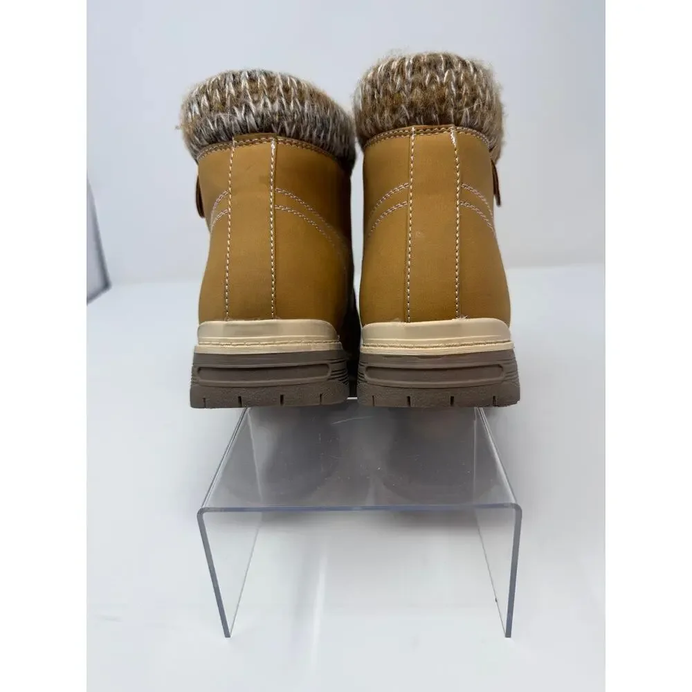 AnjouFemme Casual Winter Hiking Snow Ankle Women Boots SZ 9 (EUC)